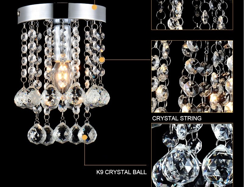 ceiling lamp chandelier lighting lighting chrome lustre fixtures sy1621 d150mm h230mm guaranteed