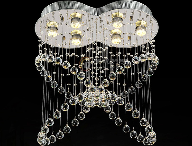 ceiling lamp crystal chandelier light spiral crystal lustre lamp crystal light for aisle hallway porch staircase lighting