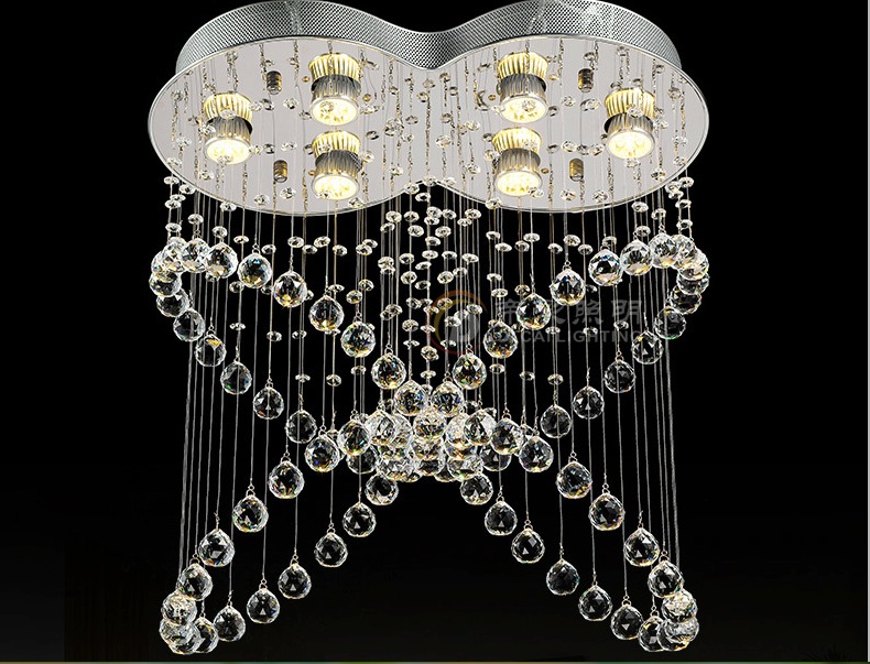 ceiling lamp crystal chandelier light spiral crystal lustre lamp crystal light for aisle hallway porch staircase lighting