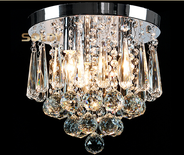 ceiling lamp k9 crystal lighting lighting chrome lustre fixture sy1672 d150mm d200mm d300mm d400mm guaranteed