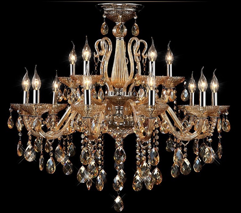 champagne candle crystal chandeliers,crystal chandelier light+ sy4258/10+5l d900mm h700mm