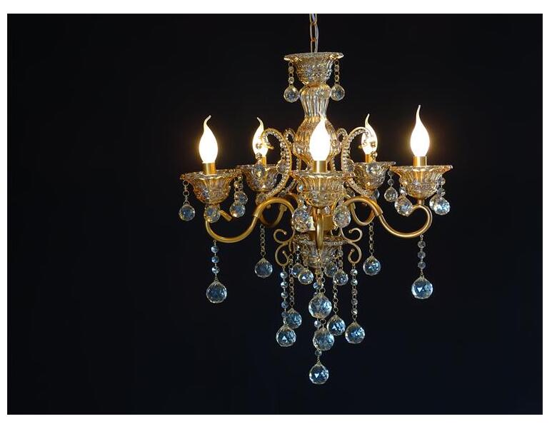 champagne crystal ac modern crystal chandelier lamp with 5 lights, lustre de crystal,lustres de cristal chandelier