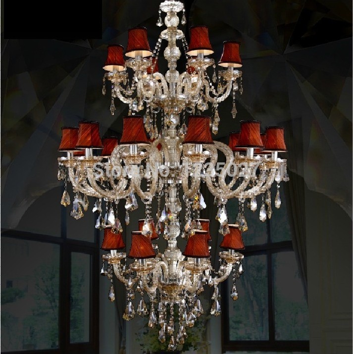 champagne factory direct contemporary traditional crystal chandelier lighting jp8472/6+12+6l d1100mm h1900mm