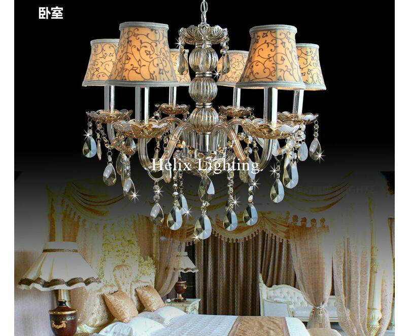 champagne k9 crystal chandelier lustre crystal chandeliers light lustres de cristal chandelier led villa lighting