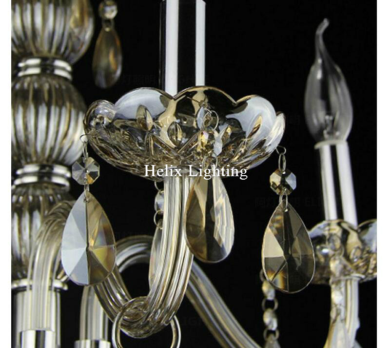 champagne k9 crystal chandelier lustre crystal chandeliers light lustres de cristal chandelier led villa lighting