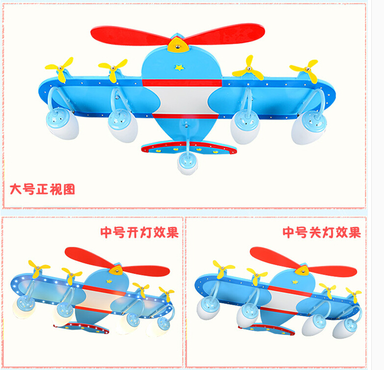 children ceiling lamp modern airplane led ceiling light eye protective light fixture remote control 3l/4l/5l sizes