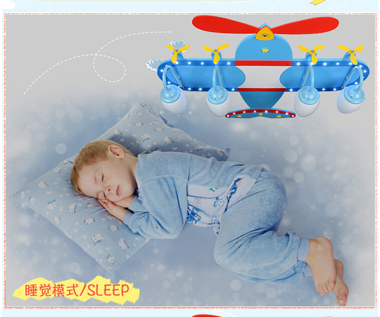 children ceiling lamp modern airplane led ceiling light eye protective light fixture remote control 3l/4l/5l sizes