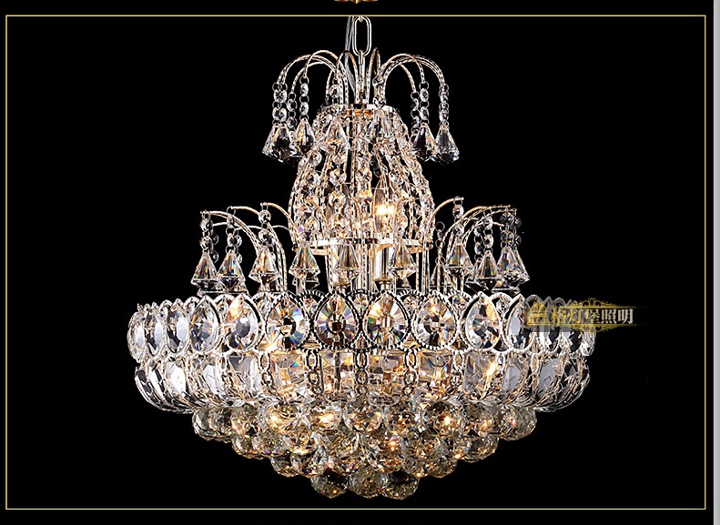 chrome crystal chandelier light fixture classic crystal chandelier light chrome color k9 crystals d500mm