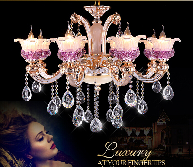 clear crystal chandelier lamp alloy light fixture villa cristal lighting alloy chandelier ac guaranteed