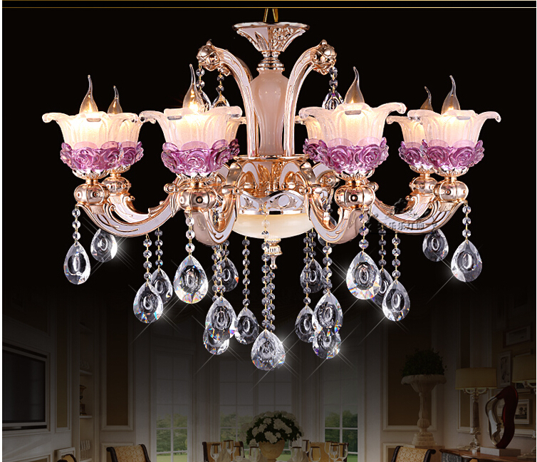 clear crystal chandelier lamp alloy light fixture villa cristal lighting alloy chandelier ac guaranteed