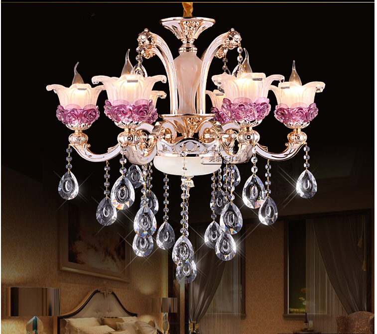 clear crystal chandelier lamp alloy light fixture villa cristal lighting alloy chandelier ac guaranteed