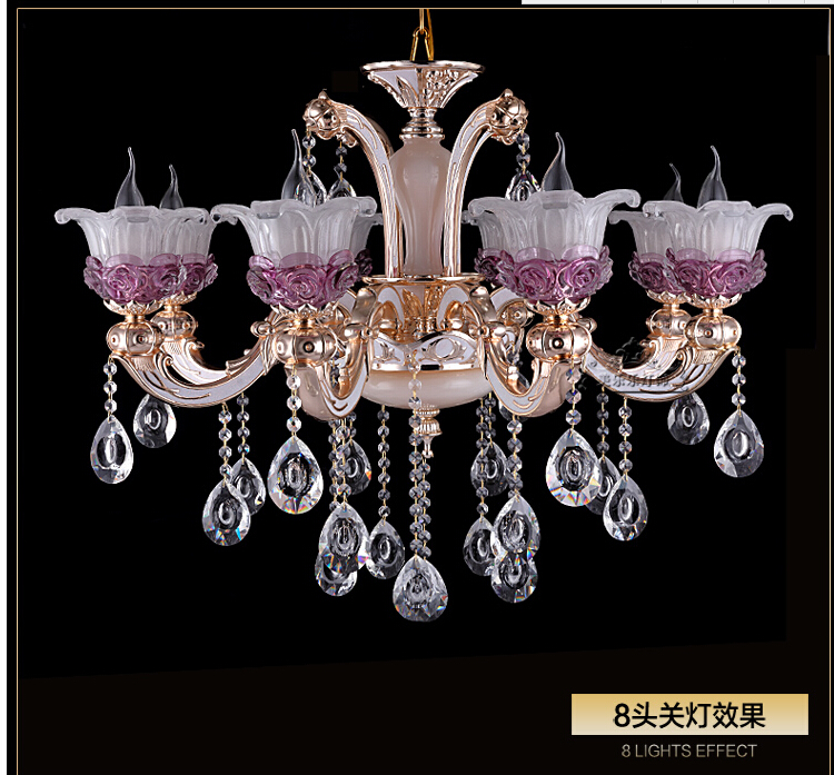 clear crystal chandelier lamp alloy light fixture villa cristal lighting alloy chandelier ac guaranteed