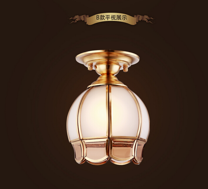 copper ceiling lamp chandelier lighting brass lustre fixtures sy1632 d130mm ac guaranteed