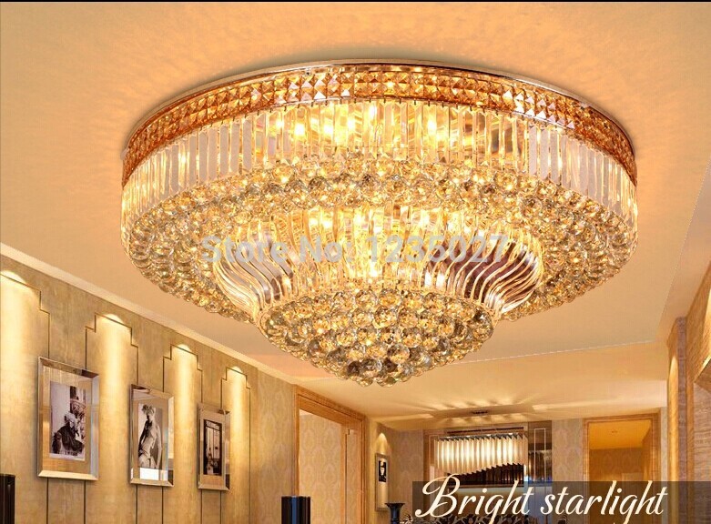 crystal ceiling light modern fashion lamps aisle lights round lamp sy4058/d600mm in stock