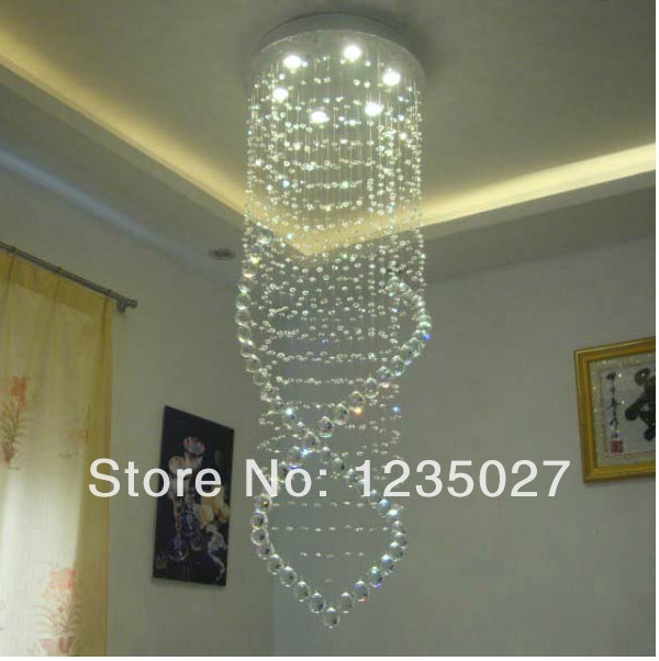 crystal chandelier light, crystal pendant lamp, crystal luster lighting sy3057/4l d400mm h1200mm