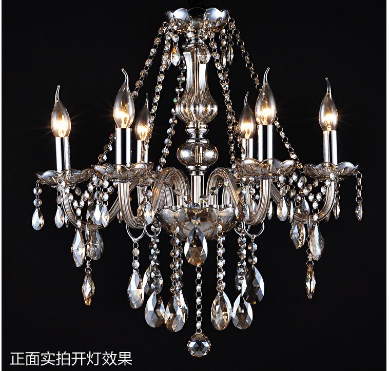 crystal chandelier living room lustres de cristal decoration honey pendants chandeliers home lighting indoor lamp