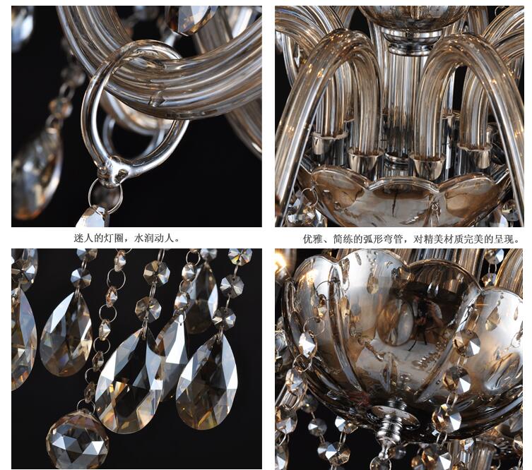 crystal chandelier living room lustres de cristal decoration honey pendants chandeliers home lighting indoor lamp