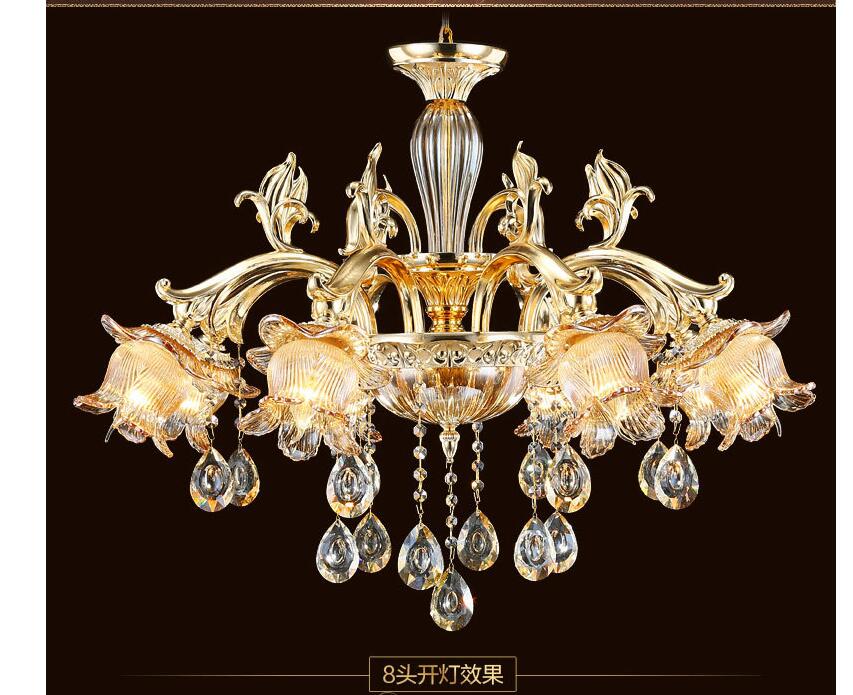 crystal chandelier living room restaurant bedroom zinc alloy crystal chandelier lamp living room chandelier ac led