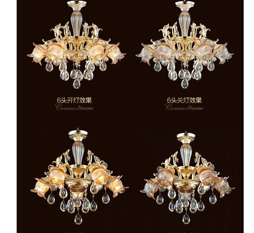 crystal chandelier living room restaurant bedroom zinc alloy crystal chandelier lamp living room chandelier ac led