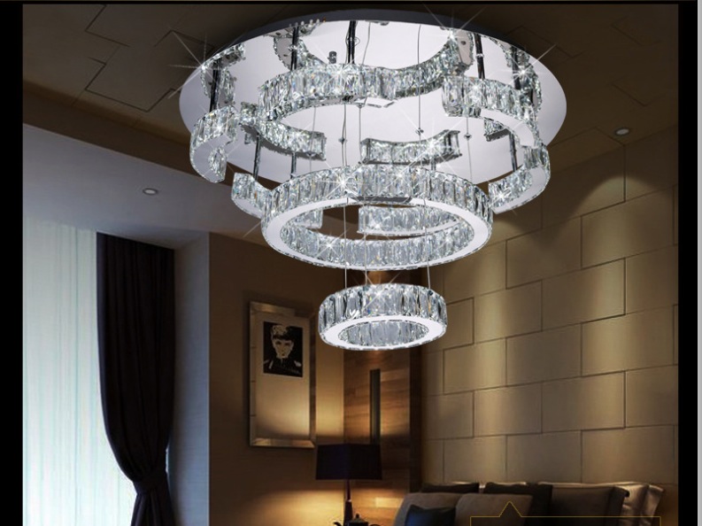 crystal led ceiling light fixture led crystal lighting for stairs staircase el villa hallway porch lighting