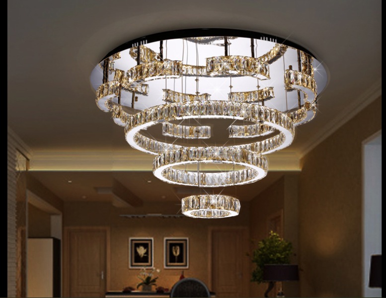 crystal led ceiling light fixture led crystal lighting for stairs staircase el villa hallway porch lighting