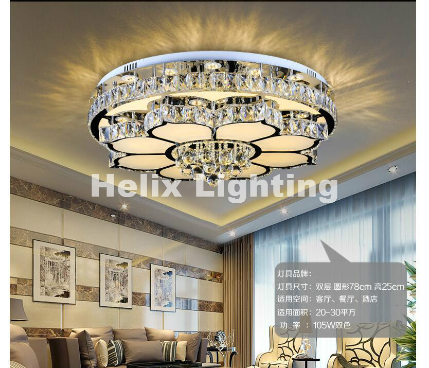 crystal led ceiling lights modern ceiling lamp for living room bedroom home lighting lamparas de techo lighting