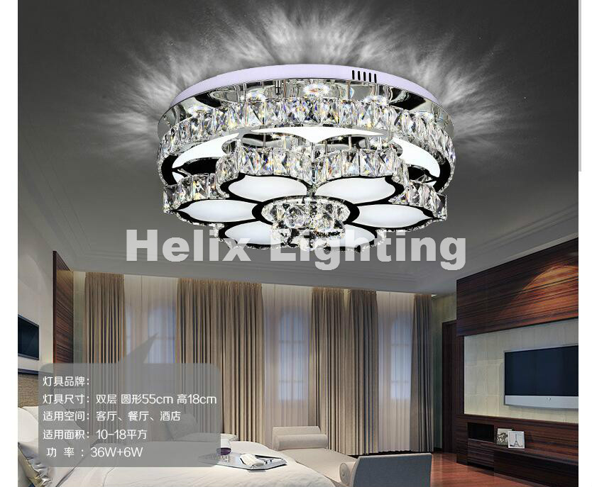 crystal led ceiling lights modern ceiling lamp for living room bedroom home lighting lamparas de techo lighting