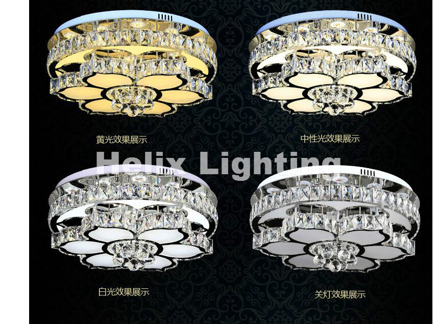 crystal led ceiling lights modern ceiling lamp for living room bedroom home lighting lamparas de techo lighting