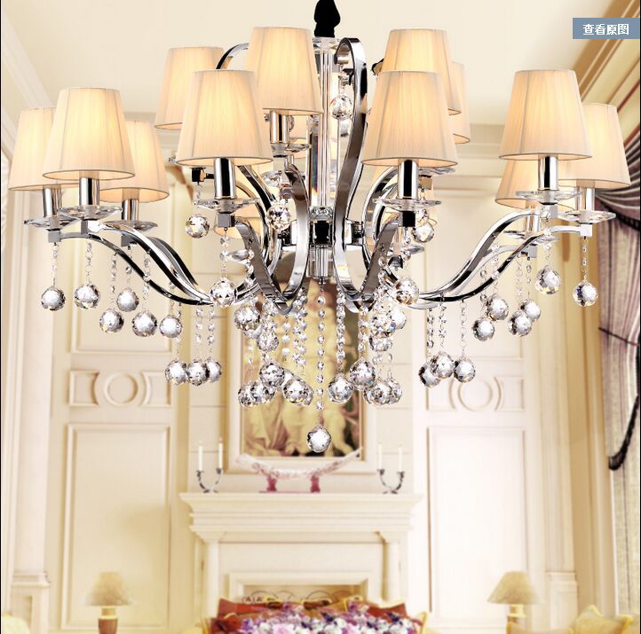 crystal luxury living room chandelier lighting lamps creative personality restaurant idyllic modern bedroom lamp lighting