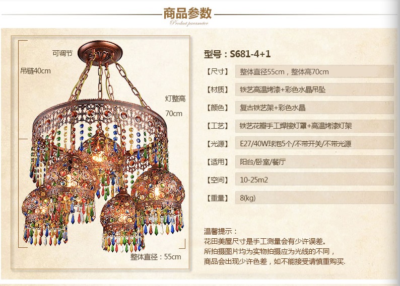 crystal pendant lamps lighting fixtures, 4+1l bohemian style semicircel iron ceiling pendant lamps,ac110-240v