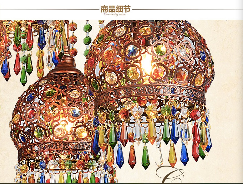 crystal pendant lamps lighting fixtures, 4+1l bohemian style semicircel iron ceiling pendant lamps,ac110-240v