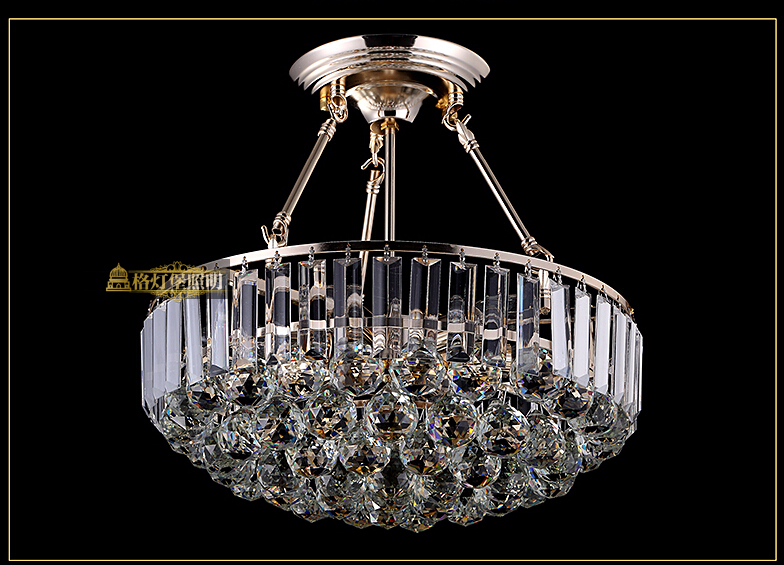 d420mm semi-ceiling crystal ceiling light modern crystal ceiling lamp lustres light crystal lighting fixture ac 110v/220v