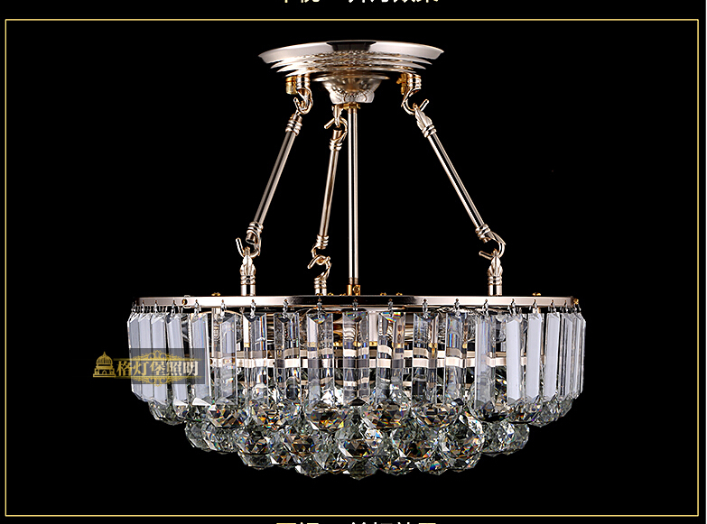 d420mm semi-ceiling crystal ceiling light modern crystal ceiling lamp lustres light crystal lighting fixture ac 110v/220v