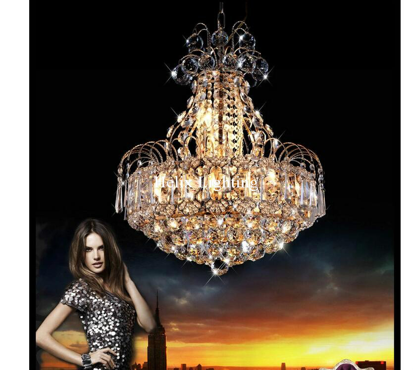 d500mm led luxury golden north european top k9 champagne crystal chandelier light el hall living room dining room ac 110-240v