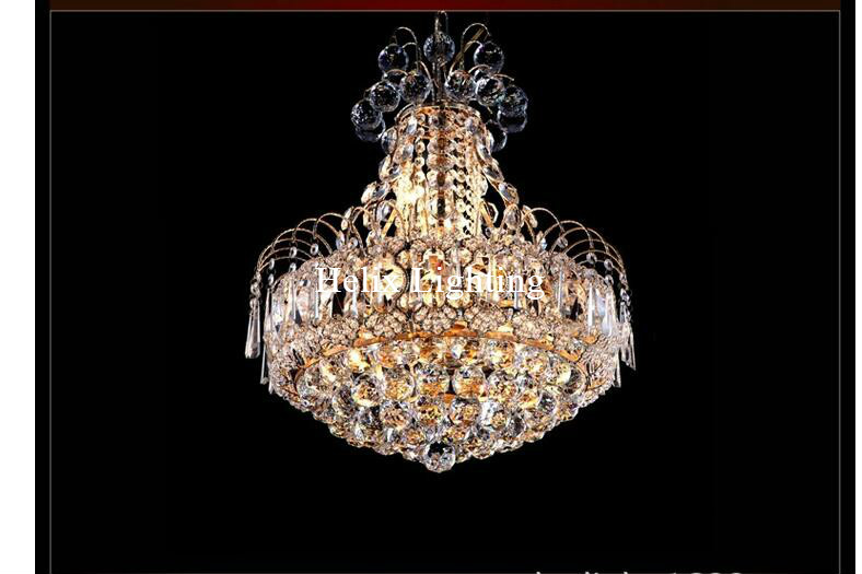 d500mm led luxury golden north european top k9 champagne crystal chandelier light el hall living room dining room ac 110-240v