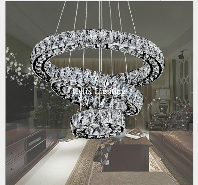 d550mm led modern crystal ceiling light for living room luminaria rgb 60w ceiling lamp fixture for bedroom ac guaranteed