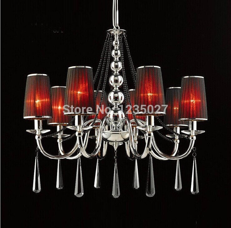 d700mm h1000mm e14*6 lights modern luxury elegant crystal chandelier, modern chandelier for home decoration