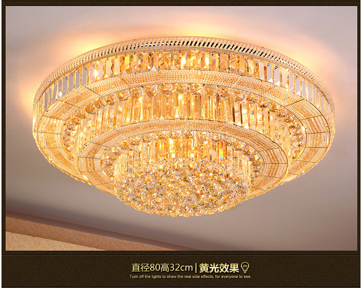 d800mm crystal ceiling lamp restaurant modern crystal lamp luxury crystal ceiling lamp e14 ac guaranteed