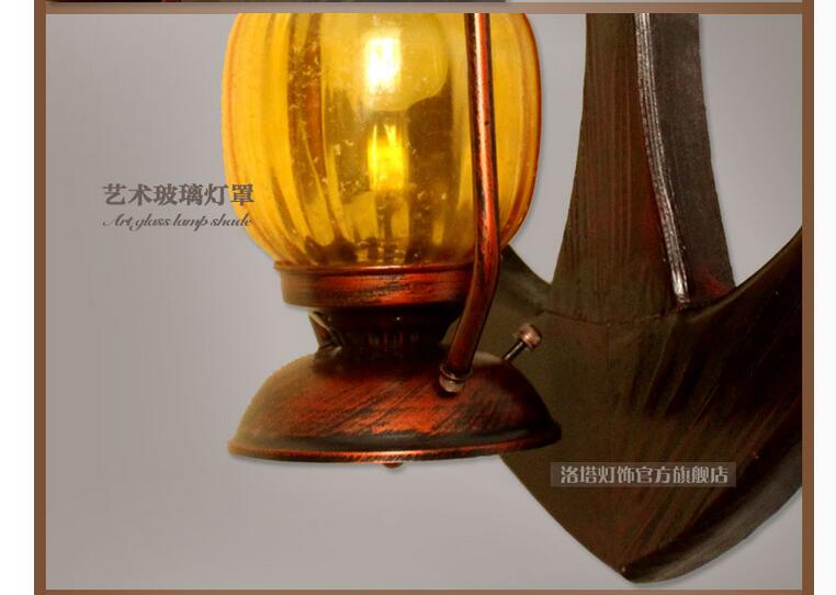 decorative wooden yellow wall lamp lights for bedroom home lighting,tiffany bohemia wall sconce wall lighting