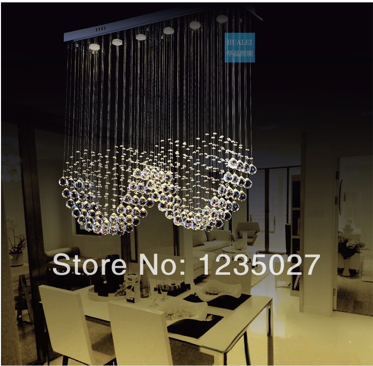 double heart shape modern crystal chandelier ceiling lamp fixture crystal pendant light for stairs, sy3051/4l l800*w200*h800mm