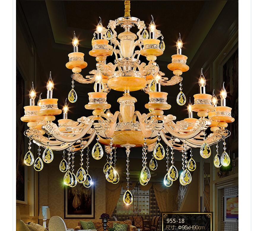 el 3 tires alloy crystal chandelier lingting d150cm luxurious k9 crystal lamp lustre ac guaranteed led