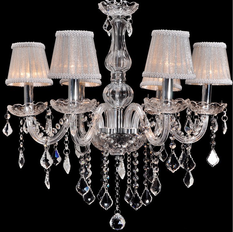 european 6l candle crystal chandeliers ceiling bedroom living room modern e14 retail and whole