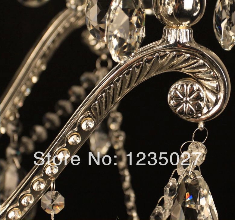 ew style european golden crystal chandelier lighting fixture, crystal pendant lamp fast md8858-l8 d850mm h800mm