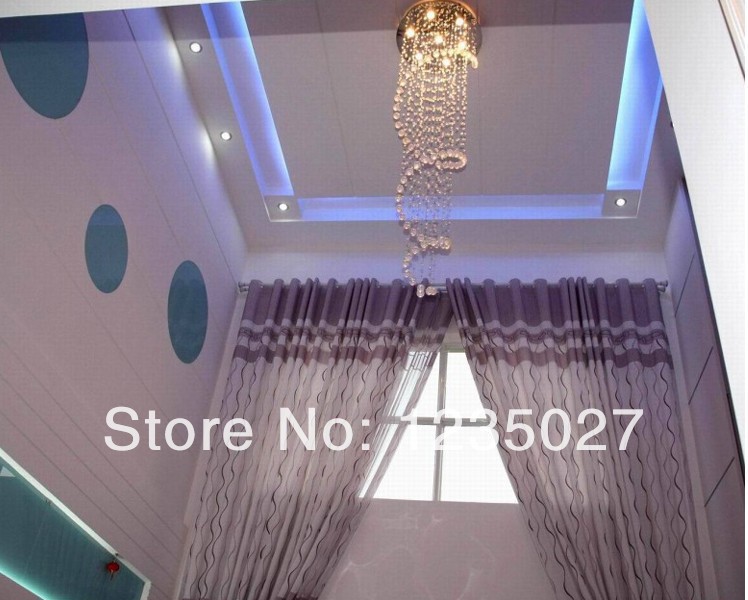 fast 2014 contemporary stair crystal ceiling light lamps lighting fixtures with 4 gu10 bulbs sy3060/4l