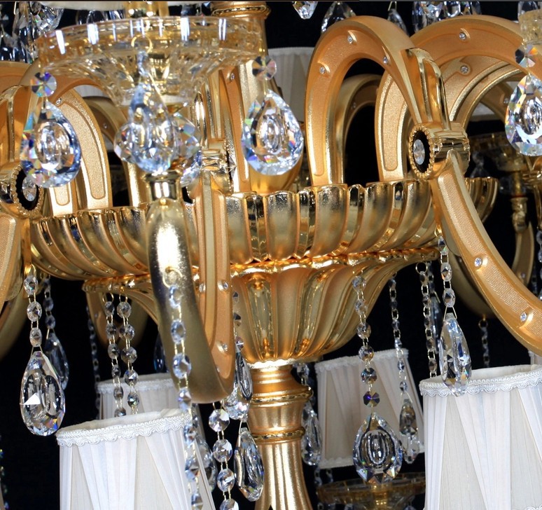 fast 2014 newest arrival el golden crystal chandelier lamp with 40 metal arms sy4026/40l d1500mm h2800mm