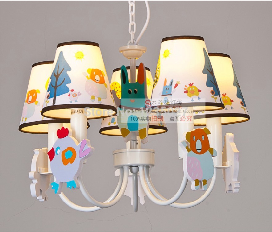 fast 5l d550mm lovely children's bedroom chandelier/ american garden chandelier/ decoration design children lighting