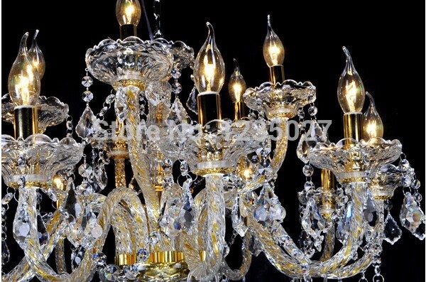 fast 8 bulbs european candle modern crystal chandelier ceiling bedroom living room el decor light fixture e14 lamp