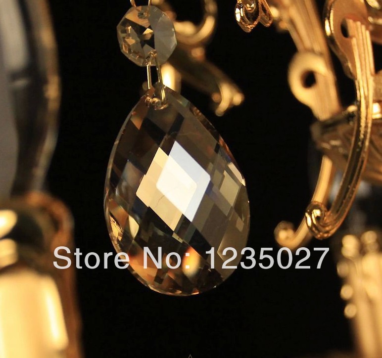 fast classic metal crystal chandelier golden color silver crystal chandelier pendant lamp sy4015/5l