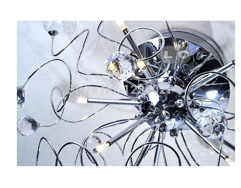 fast k9 crystal chandelier with 9 lights in globe shape sy4068/9l g4 bulbs d560mm h400mm