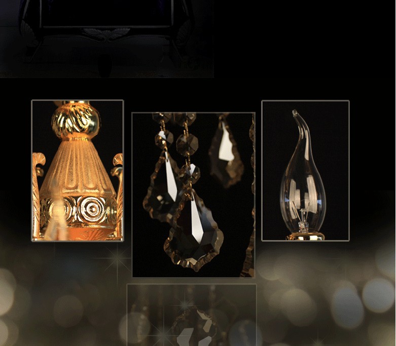 gold color crystal chandelier candle light classic silver chandelier pendant lamp ready stock sy4001/5l